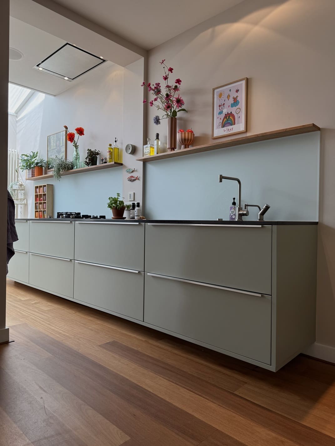 keuken-wrappen-groen-aangekleed